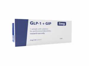 Tirzepatide 5 mg is a synthetic GIP/GLP-1 peptide analog intended for research applications.