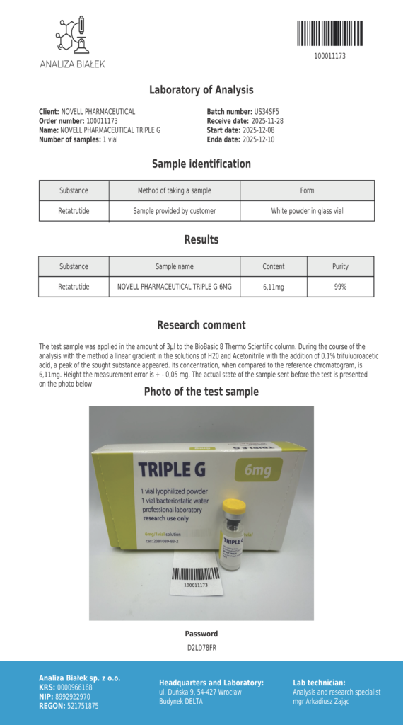 Retatrutid 6 mg HPLC_1